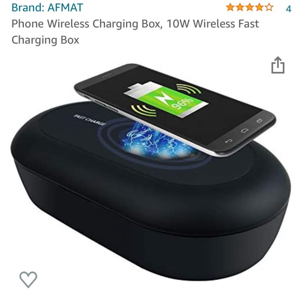 Charger sanitizing station